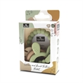Silicone and Beech Teether “RABIT” Fresh GREEN /package/